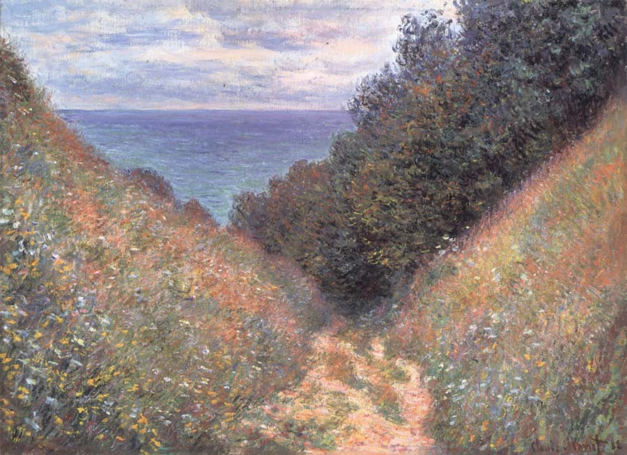 Claude Monet Road at La Cavee,Pourville